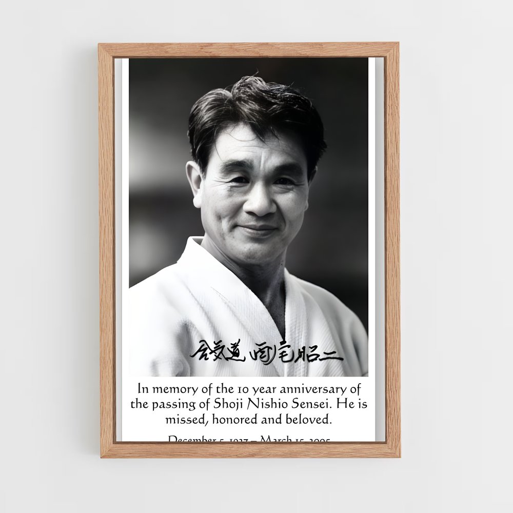 Poster Shoji nishio – affiche Aikido (vue 4)